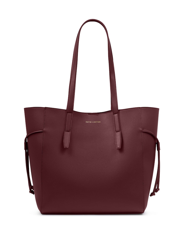 Katie Loxton Red Ashley Tote Bag - Image 2 of 4 Katie Loxton Red Ashley Tote Bag - Image 2 of 4