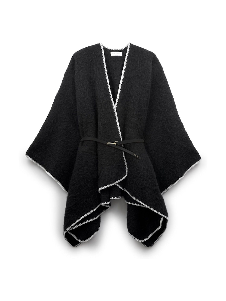 Katie Loxton Whipstitch Cape With Belt - Bild 4 von 4