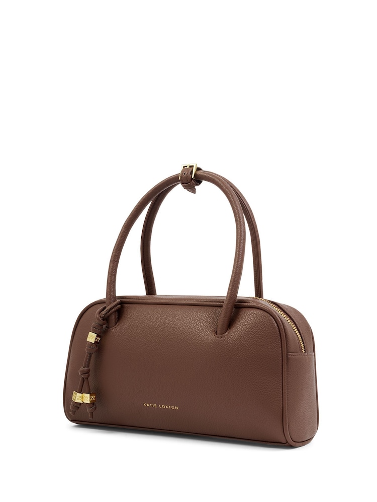 Katie Loxton Brown Hadley Bowling Bag - Image 1 of 3