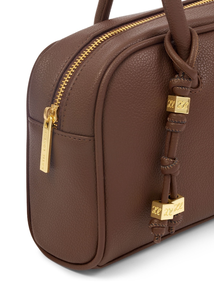 Katie Loxton Brown Hadley Bowling Bag - Image 2 of 3