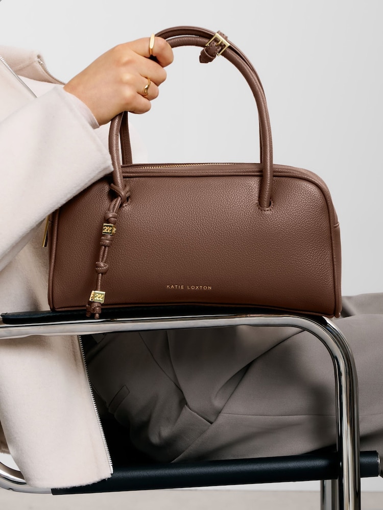 Katie Loxton Brown Hadley Bowling Bag - Image 3 of 3