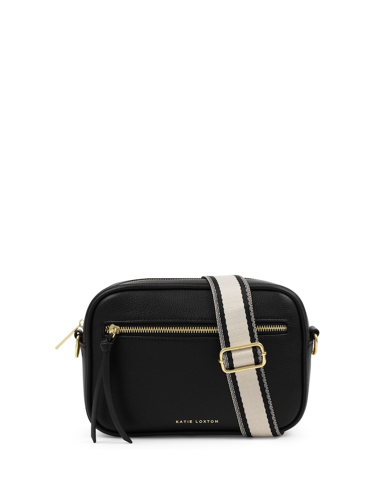 Katie Loxton Black Hallie Cross-Body Bag - Image 4 of 4 Katie Loxton Black Hallie Cross-Body Bag - Image 4 of 4