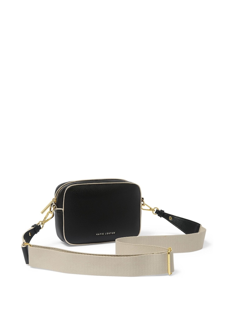 Katie Loxton Black Marni Mini Cross-Body Bag - Image 2 of 4 Katie Loxton Black Marni Mini Cross-Body Bag - Image 2 of 4