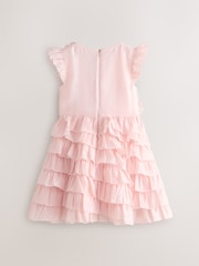 Baker by Ted Baker Pink 3D Ruffle Dress - Bild 2 von 5