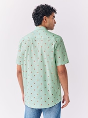 Green Strawberry Regular Fit Short Sleeve Shirt - Image 2 of 9