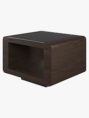 Centrepiece Dark Oak Penthouse Side Table - Image 2 of 4
