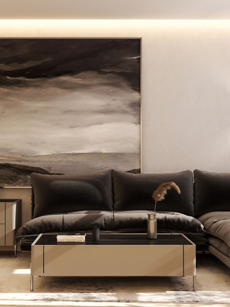 Centrepiece Grey Inverno One Drawer Coffee Table - Image 1 of 5