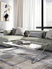 Centrepiece Stainless Steel Storm Coffee Table - Image 1 of 4