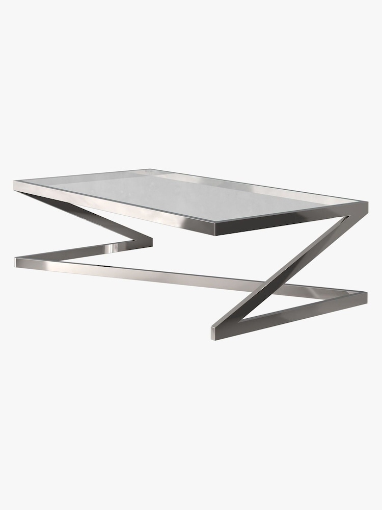 Centrepiece Stainless Steel Storm Coffee Table - Image 2 of 4