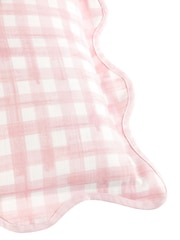 furn. Scallop Edge Gingham Cushion - Imagen 4 de 4