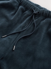 Azul marino - Jersey Textured Ribbed Joggers - Imagen 12 de 12