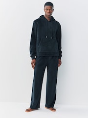 Azul marino - Jersey Textured Ribbed Joggers - Imagen 7 de 12