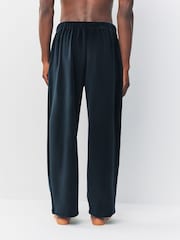 Azul marino - Jersey Textured Ribbed Joggers - Imagen 8 de 12