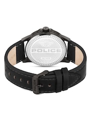 Police Cliff Gun Leather Strap Black Watch - Image 3 of 4