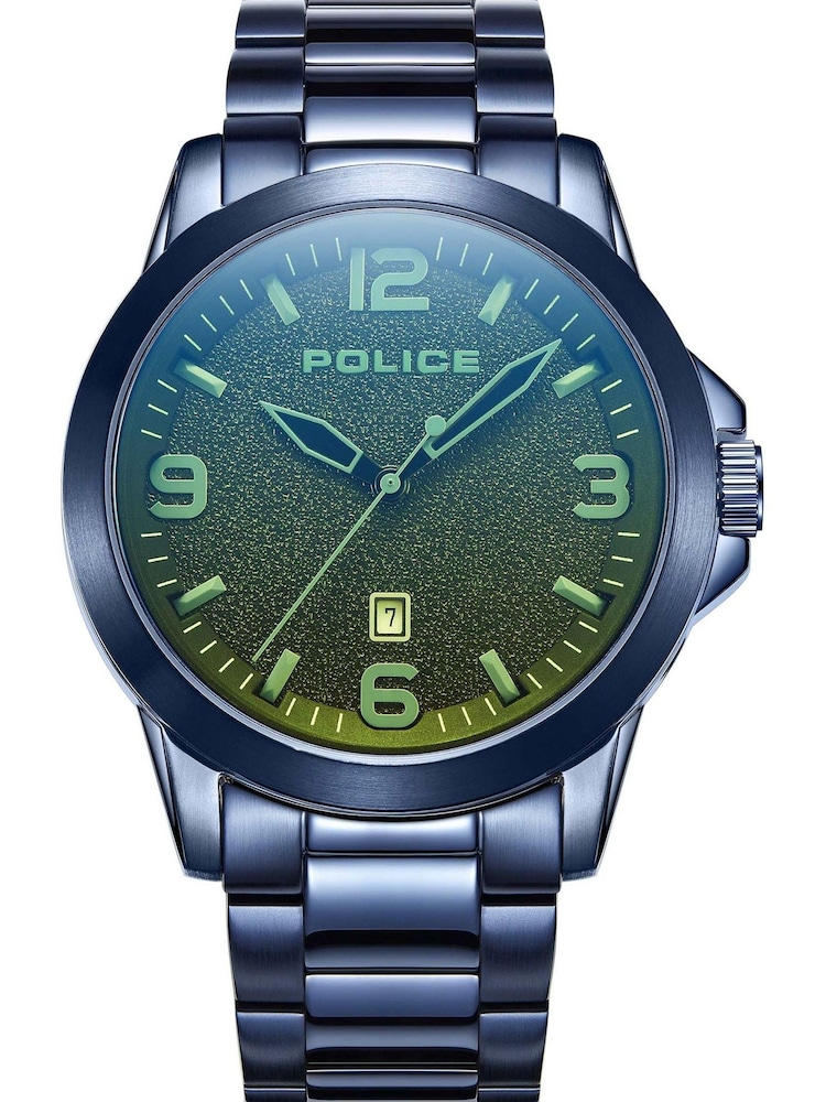 Police Blue Cliff Matt Watch - Image 1 of 4