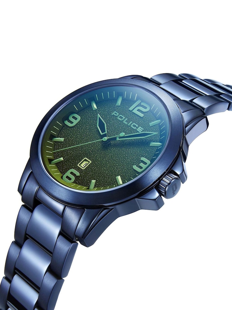 Police Blue Cliff Matt Watch - Image 4 of 4