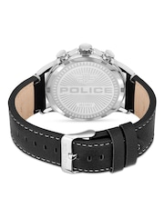 Police Kismet SS Multi Dial Leather Strap Black Watch - Image 4 of 4