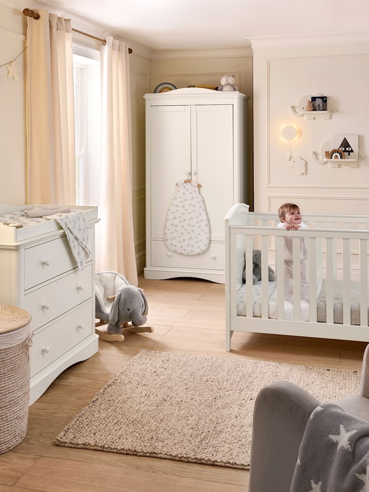 Mamas & Papas White Flyn Cot Bed - Image 2 of 6