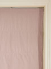 Pink Blush Ready Made Blackout/Thermal Cotton Roman Blinds - Image 5 of 7
