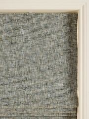 Green Ready Made Blackout/Thermal Textured Chenille Roman Blinds - Image 5 of 6