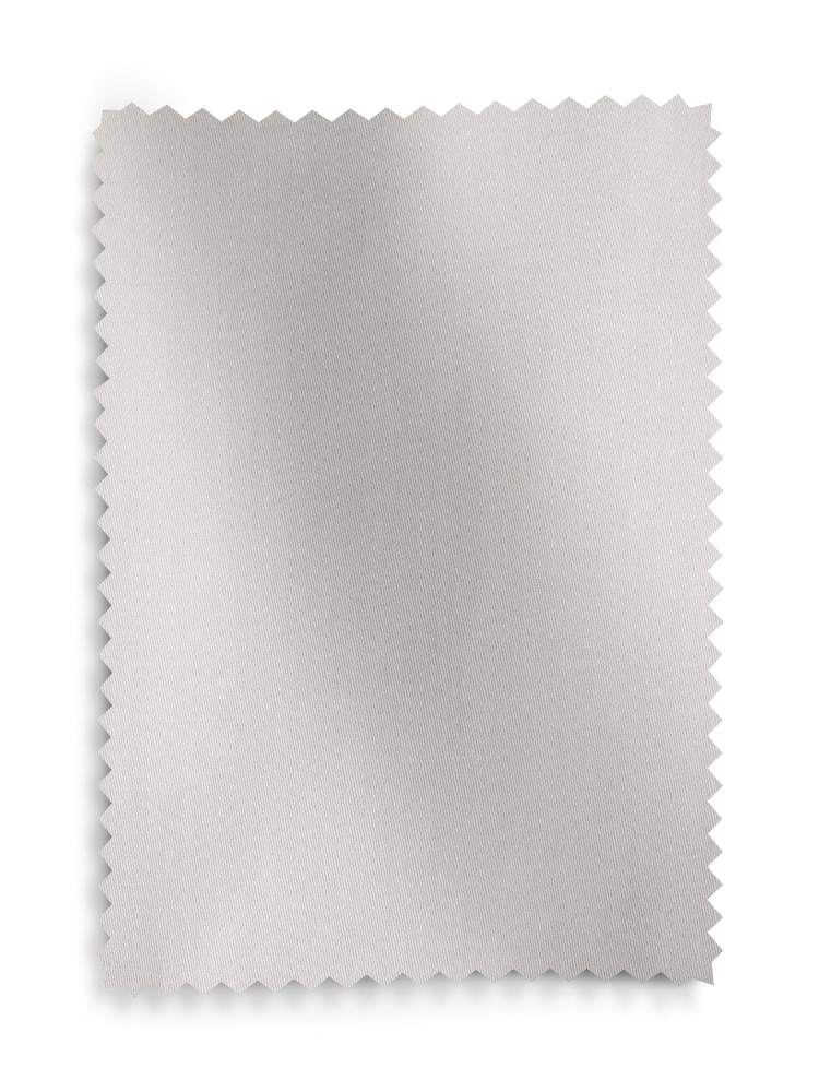 Silver Grey Ready Made Blackout Thermal Cotton Sateen Roman Blind - Image 6 of 6
