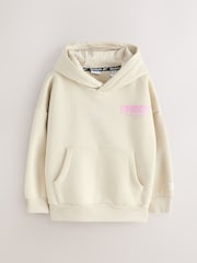 Reebok Girls Oversized Graphic Print Hoodie - Image 1 of 5