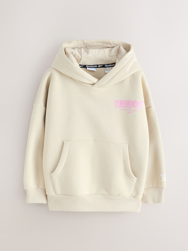 Reebok Girls Oversized Graphic Print Hoodie - Image 1 of 5