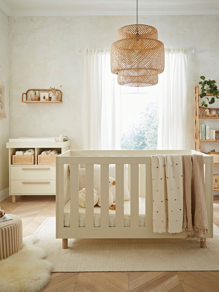 Cuddleco Cream Harper Nursery Furniture Set 2 Piece - Image 1 of 6