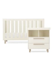Cuddleco Cream Harper Nursery Furniture Set 2 Piece - Image 2 of 6