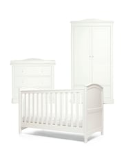 Mamas & Papas 3 Piece White Flyn Nursery Furnitures - Image 3 of 11