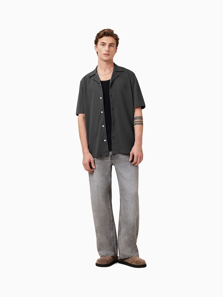 AllSaints Grey Hudson Shirts - Image 4 of 9