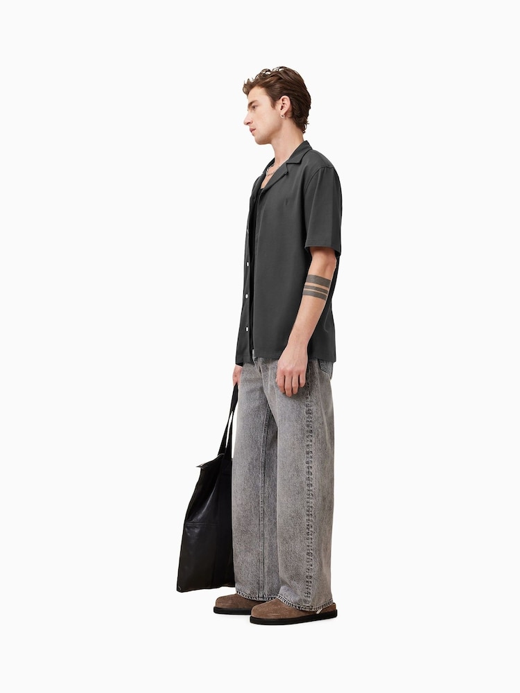 AllSaints Grey Hudson Shirts - Image 6 of 9