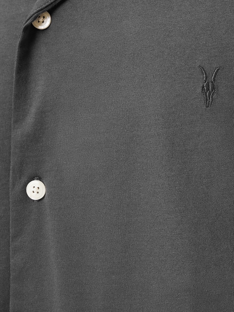 AllSaints Grey Hudson Shirts - Image 7 of 9