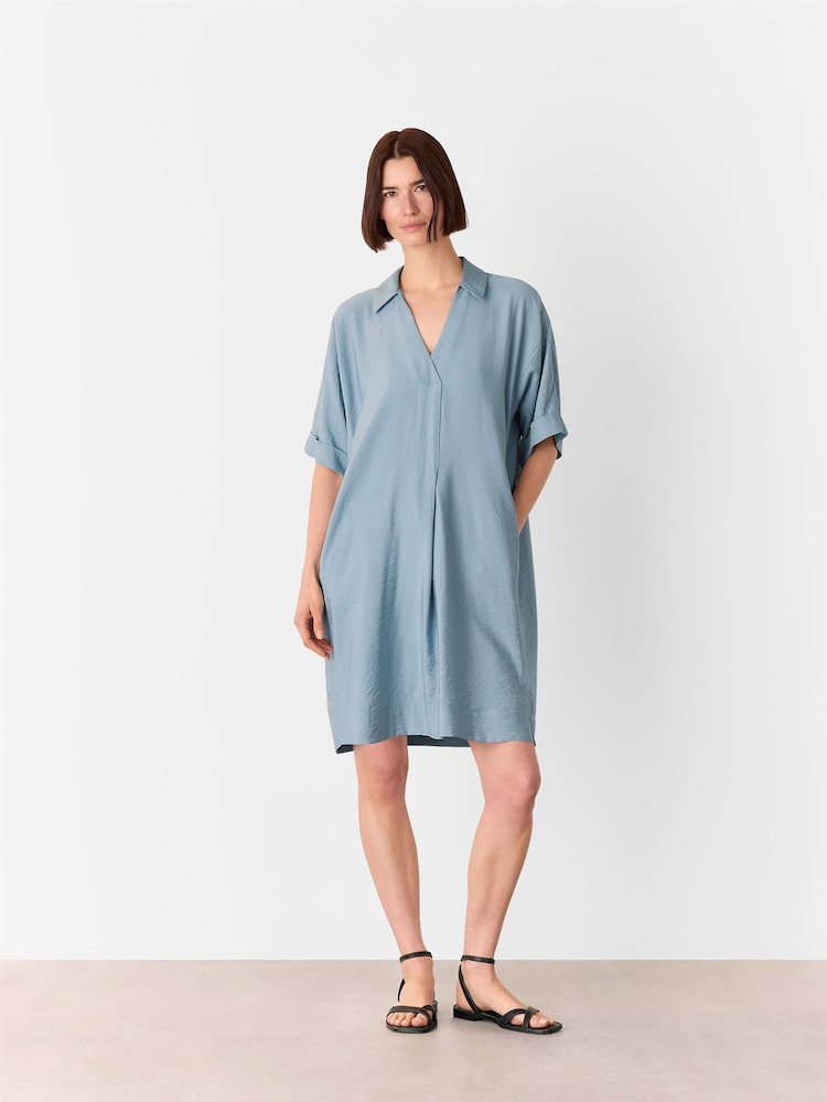 Whistles Pale Blue Melanie Dress - Image 1 of 5
