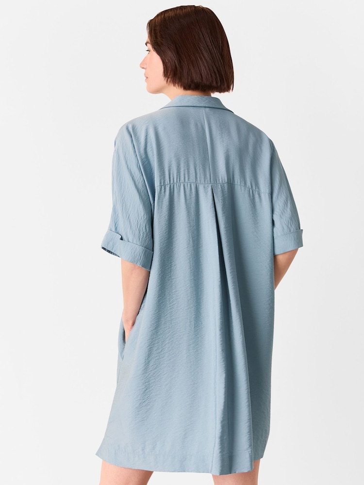Whistles Pale Blue Melanie Dress - Image 2 of 5