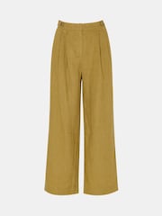 Whistles Green Millie 100% Linen Trousers - Image 5 of 5