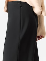 Whistles Black Petite Camilla Wide Leg Trousers - Image 4 of 5