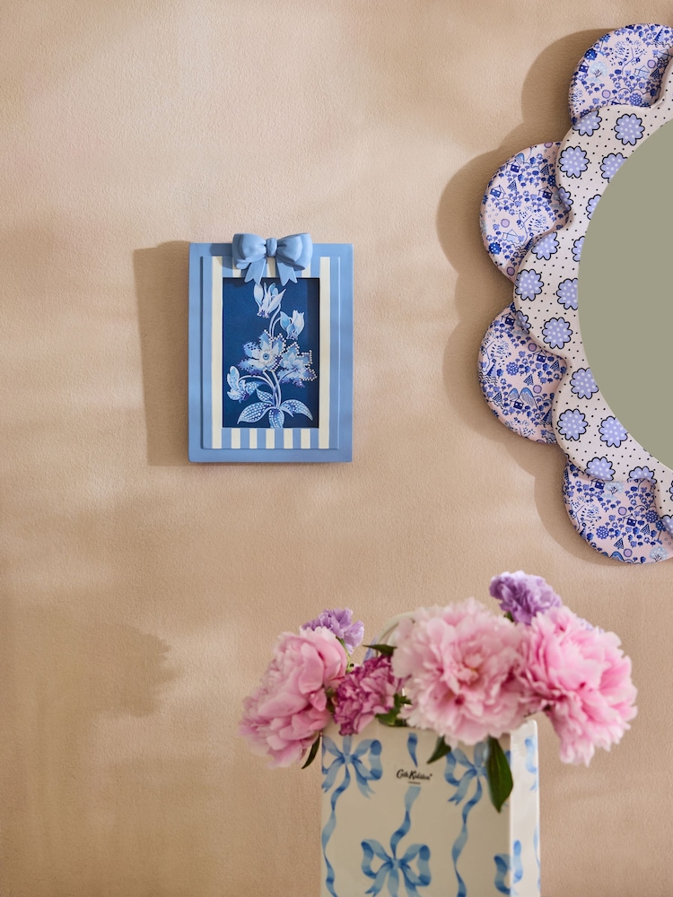 Cath Kidston Blue Bow Photo Frame - Image 2 of 3 Cath Kidston Blue Bow Photo Frame - Image 2 of 3