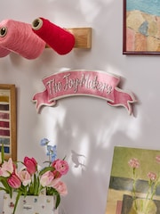 Cath Kidston Pink Slogan Wall Plaque - Image 1 of 3