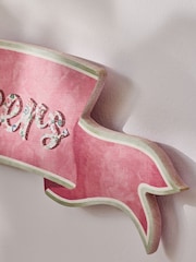 Cath Kidston Pink Slogan Wall Plaque - Image 3 of 3