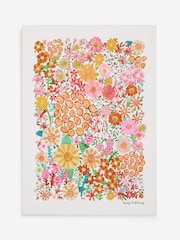Lucy Tiffney Pink Campion Floral Print Wall Art - Image 1 of 2