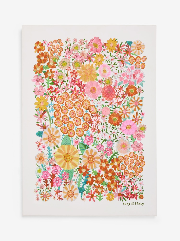 Lucy Tiffney Pink Campion Floral Print Wall Art - Image 1 of 2