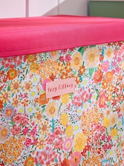 Lucy Tiffney Pink Campion Floral Laundry Basket - Image 3 of 4