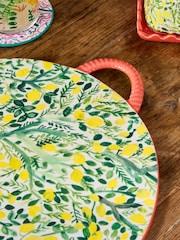 Lucy Tiffney Yellow Lemons Serving Platter - Image 4 of 5
