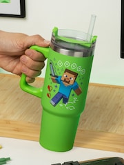 Minecraft Creeper and Steve Multiway Travel Cup - Image 1 of 5