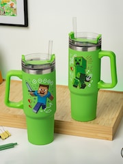 Minecraft Creeper and Steve Multiway Travel Cup - Image 2 of 5