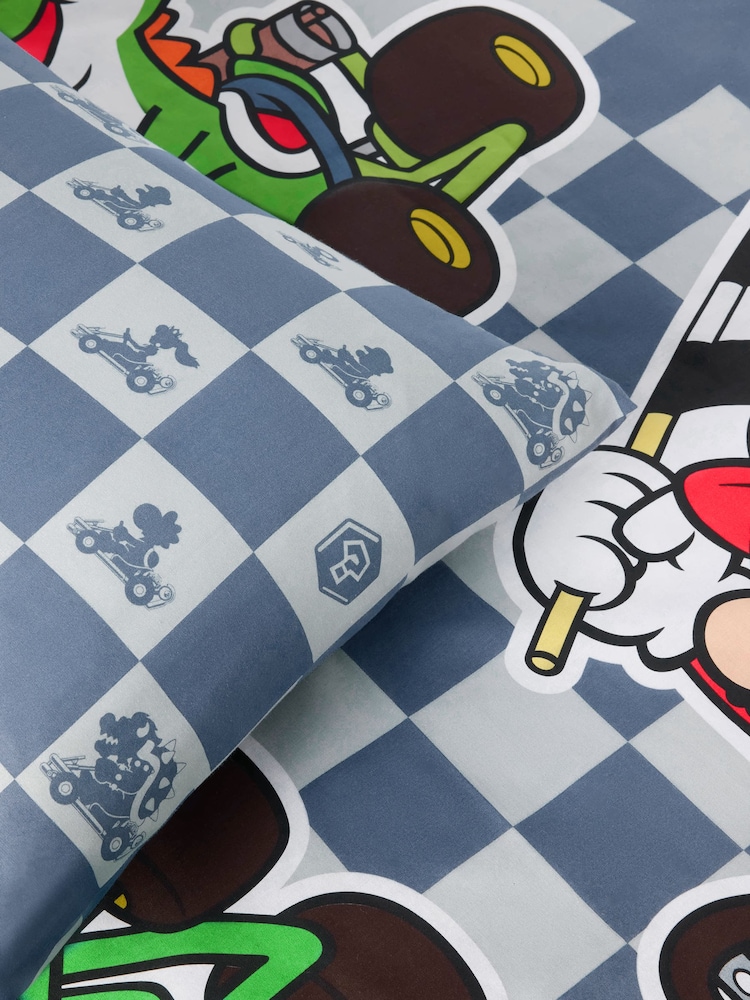 Nintendo Mario Kart Duvet Cover and Pillowcase Set - Imagen 2 de 3 Nintendo Mario Kart Duvet Cover and Pillowcase Set - Imagen 2 de 3