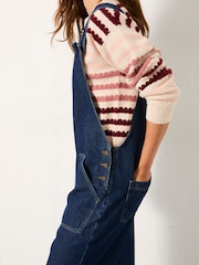 FatFace Raffles Blue Denim Dungaree - Image 4 of 5
