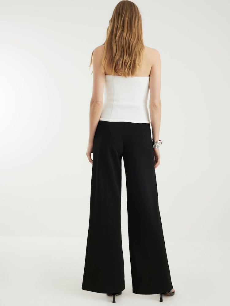 River Island Black Sculpted Colour Block Jumpsuit - Image 2 of 4 River Island Black Sculpted Colour Block Jumpsuit - Image 2 of 4