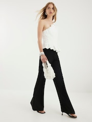River Island Black Sculpted Colour Block Jumpsuit - Image 4 of 4